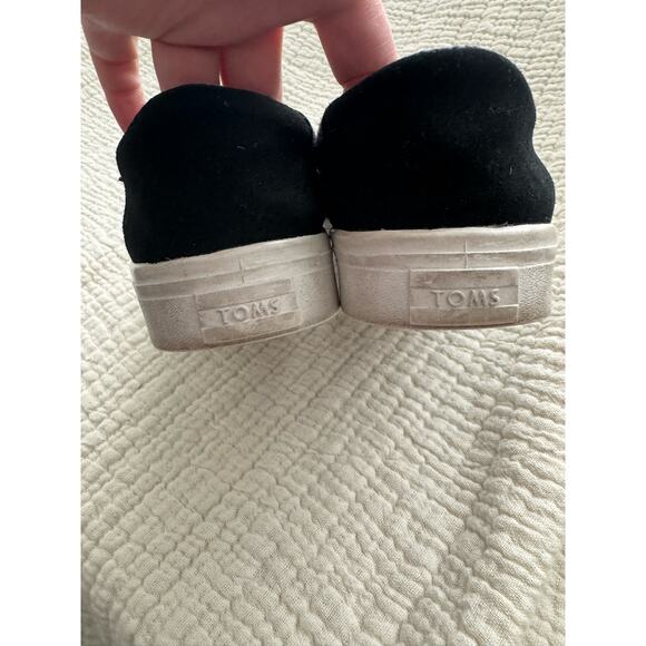 Toms Gray Felt and Suede Loafer Sneaker Size 6.5 - Picture 5 of 6